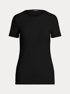 Lauren Ralph Lauren Navy Short-Sleeve Crewneck Tee